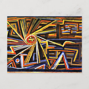 Klee - Radiatie en rotatie Briefkaart