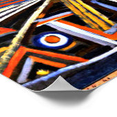 Klee - Radiatie en rotatie Poster (Hoek)