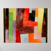 Klee - rechterhoeken poster (Voorkant)