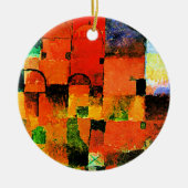 Klee - Red and White Domes 2021 large Ceramic Orna Keramisch Ornament (Voorkant)