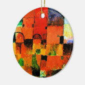 Klee - Red and White Domes 2021 large Ceramic Orna Keramisch Ornament (Links)