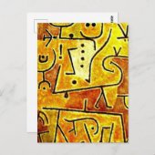 Klee - Red Waistcoat Briefkaart (Voorkant / Achterkant)