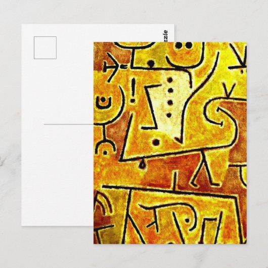 Klee - Red Waistcoat Briefkaart (Voorkant / Achterkant)