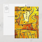 Klee - Red Waistcoat Briefkaart (Voorkant / Achterkant)