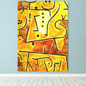 Klee - Red Waistcoat Canvas Afdruk (Insitu (Houten vloer))