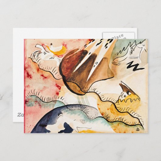 Klee - Regenlandschap Briefkaart (Voorkant / Achterkant)