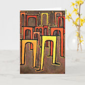 Klee - Revolutie van het Viaduct Kaart (Gele Bloem)