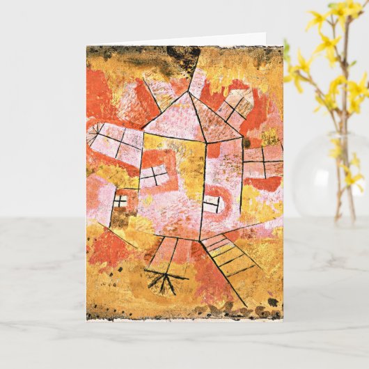 Klee - Revolving House Kaart (Gele Bloem)