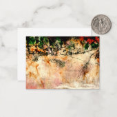 Klee - Road Junction (houtskooltekening) Notitiekaartje (Voorkant / Achterkant in situ)