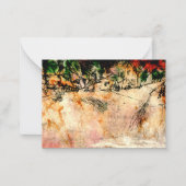 Klee - Road Junction (houtskooltekening) Notitiekaartje (Voorkant)