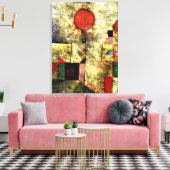 Klee - Rode ballon Canvas Afdruk (Insitu (Woonkamer))