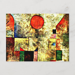 Klee - Rode ballon Feestdagenkaart