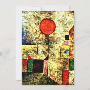 Klee - Rode ballon Kaart