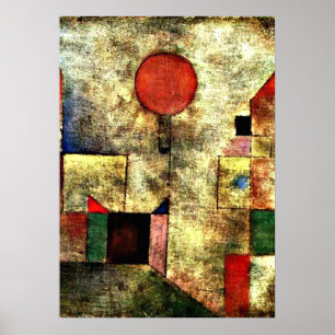 Klee: Rode ballon Poster