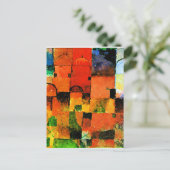 Klee - Rode en Witte Domes, Briefkaart (Staand voorkant)