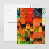 Klee - Rode en Witte Domes, Briefkaart (Voorkant / Achterkant)