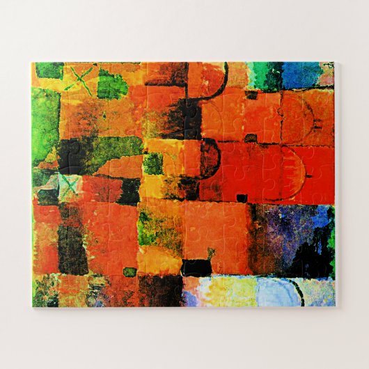 Klee - Rode en Witte Domes Legpuzzel (Horizontaal)