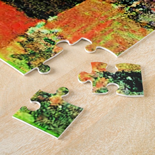 Klee - Rode en Witte Domes Legpuzzel (Zijkant)