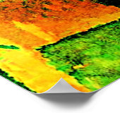 Klee - Rode en Witte Domes Poster (Hoek)