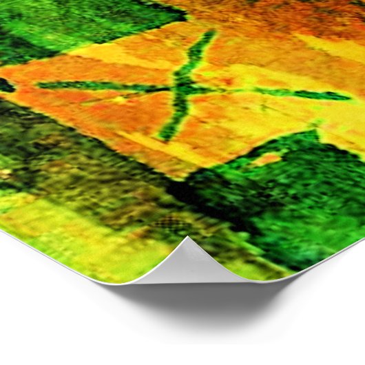 Klee - Rode en Witte Koepels, Poster (Hoek)