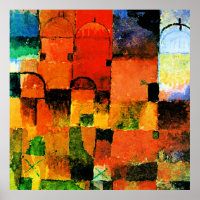 Klee - Rode en Witte Koepels,