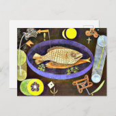 Klee - Rondvis Briefkaart (Voorkant / Achterkant)