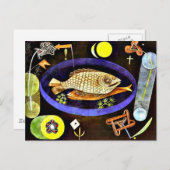 Klee - Rondvisschilderij Briefkaart (Voorkant / Achterkant)
