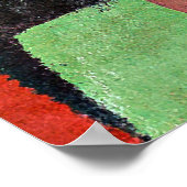 Klee - Rood, groen en violet-geel Rhythms Poster (Hoek)