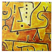 Klee - Rood vest Tegeltje (Voorkant)