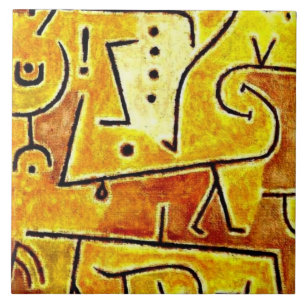 Klee - Rood vest Tegeltje