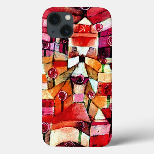 Klee - Roos Garden, abstracte kunst Case-Mate iPhone Case (Achterkant)