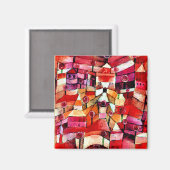 Klee - Roos Garden Magneet (Voorkant / Achterkant)