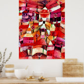 Klee - Roos Garden Poster (Keuken)