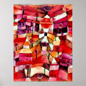 Klee - Roos Garden Poster (Voorkant)