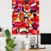 Klee - Roos Garden Poster (Thuiskantoor)