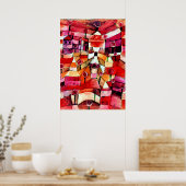 Klee - Roos Garden Poster (Keuken)