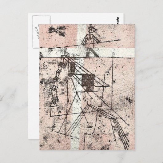 Klee - Rope Dancer Briefkaart (Voorkant / Achterkant)