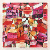 Klee - Rosentuin Glazen Onderzetter (Voorkant)