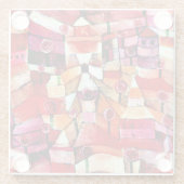 Klee - Rosentuin Glazen Onderzetter (Achterkant)
