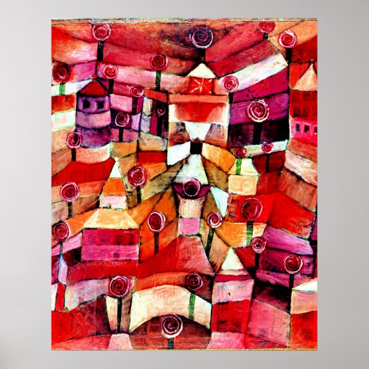 Klee - Rosentuin Poster (Voorkant)