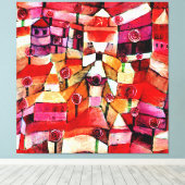 Klee - Rozentuin Canvas Afdruk (Insitu (Houten vloer))