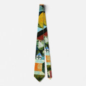 Klee - Samenstelling met de gele halve maan Stropdas (Voorkant)