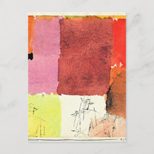 Klee - Samenstelling met figuren, Briefkaart