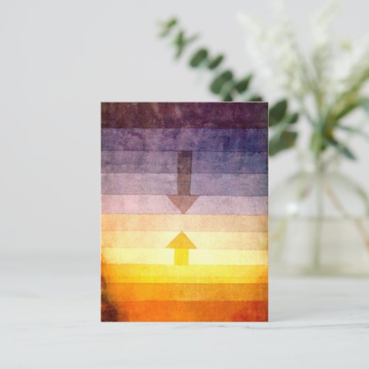 Klee - Scheiding in de avond Briefkaart (Staand voorkant)