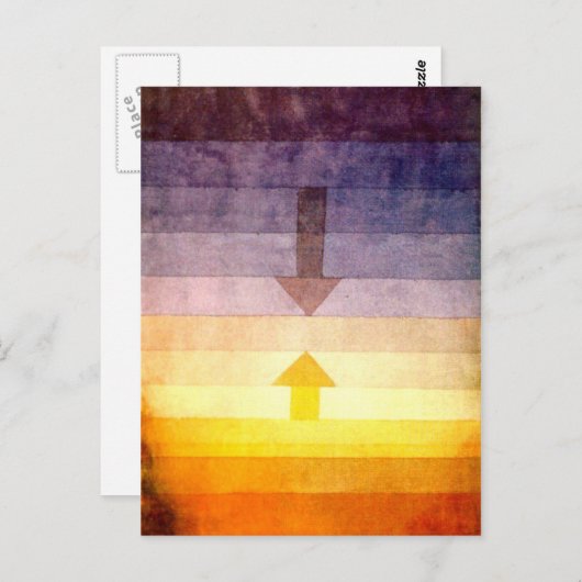 Klee - Scheiding in de avond Briefkaart (Voorkant / Achterkant)