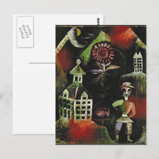 Klee - Schoolhuis Briefkaart (Voorkant / Achterkant)