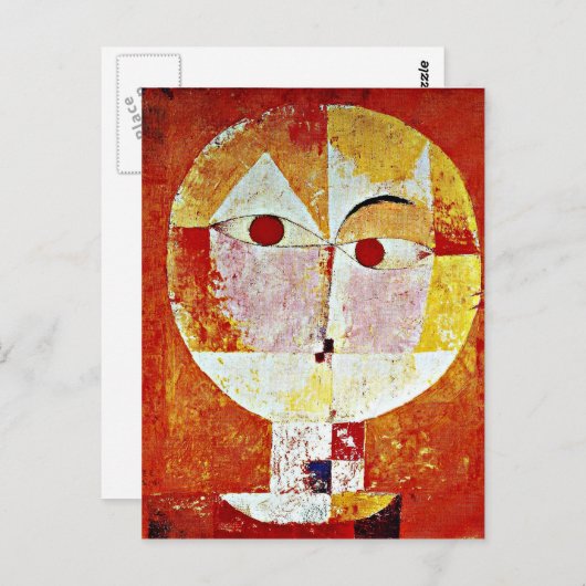 Klee - Senecio Briefkaart (Voorkant / Achterkant)