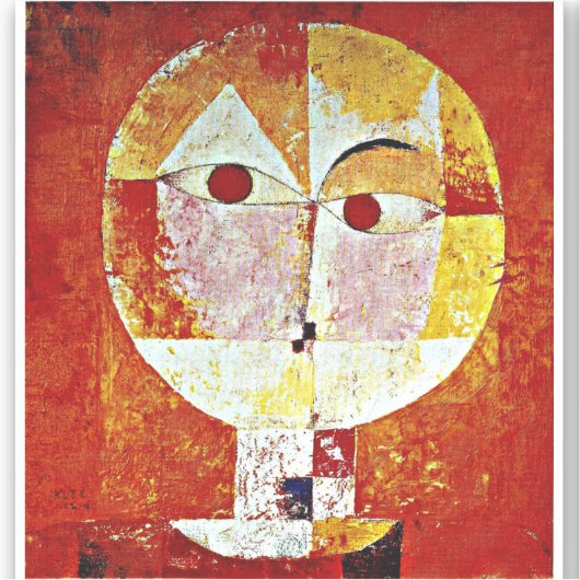 Klee - Senecio Sticker (Voorkant)