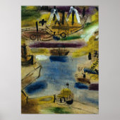 Klee - Small Harbour Scene Poster (Voorkant)