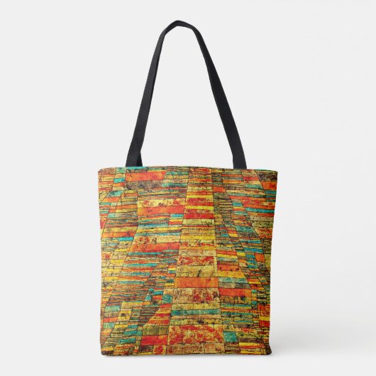 Klee - Snelweg en Landwegen Tote Bag (Achterkant)